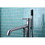 Elements of Design ES8131DL Freestanding Tub Filler With Hand Shower, Polished Chrome