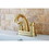 Elements of Design ES8612DX 4-Inch Centerset Lavatory Faucet with Brass Pop-Up, Polished Brass