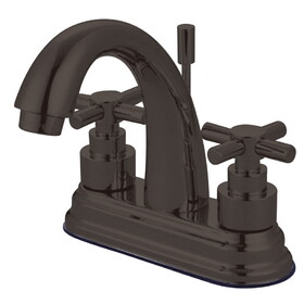 Elements of Design ES8615EX 4-Inch Centerset Lavatory Faucet with Brass Pop-Up, Oil Rubbed Bronze
