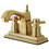 Elements of Design ES8642DX 4-Inch Centerset Lavatory Faucet with Brass Pop-Up, Polished Brass