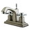 Elements of Design ES8647DX 4-Inch Centerset Lavatory Faucet with Brass Pop-Up, Brushed Nickel/Polished Chrome