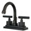 Elements of Design ES8665CQL 4-Inch Centerset Lavatory Faucet with Brass Pop-Up, Oil Rubbed Bronze