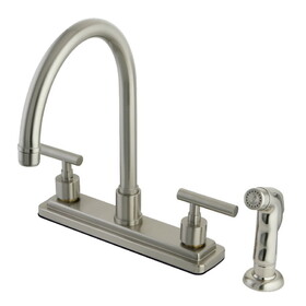 Elements of Design ES8798CML Centerset Kitchen Faucet, Brushed Nickel