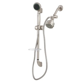 Elements of Design ESK2528SG8 5-Setting Hand Shower with Hose, Satin Nickel Finish