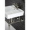 Kingston Brass EV2018W34 Concord 20-Inch Console Sink Basin (4-Inch, 3-Hole), White