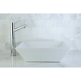 Kingston Brass EV4256 White China Vessel Bathroom Sink without Overflow Hole, White