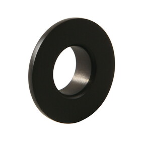 Kingston Brass Fauceture 1-3/16" Sink Overflow Hole Cover Ring, Matte Black