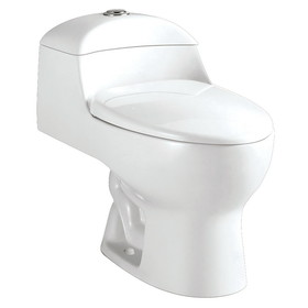 Elements of Design EVWC1992 One-Piece Toilet, 27-1/2-Inch X 25-1/2-Inch X 17-1/4-Inch, White