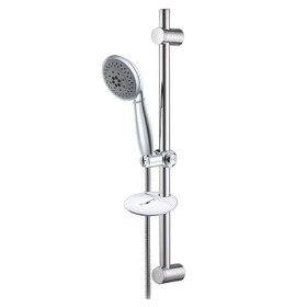 Elements of Design EX2522SBB Shower Combo with Sliding Bar and Hand Shower, Polished Chrome Finish