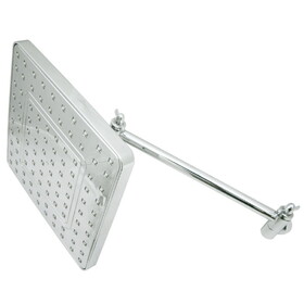 Elements of Design EX4641K1 8" Square Shower Head with 10" Swivel Arm, Polished Chrome Finish