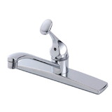 Kingston Brass Columbia Single Handle 8-Inch Centerset Kitchen Faucet, Polished Chrome