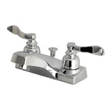 Kingston Brass FB201NFL 4 in. Centerset Bathroom Faucet, Polished Chrome