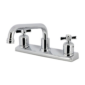 Kingston Brass Millennium 8-Inch Centerset Kitchen Faucet, Polished Chrome FB2131ZX
