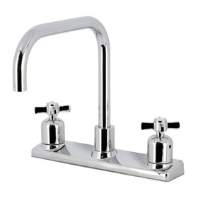 Kingston Brass Millennium 8-Inch Centerset Kitchen Faucet, Polished Chrome FB2141ZX