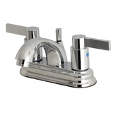 Kingston Brass FB2601NDL 4 in. Centerset Bathroom Faucet, Polished Chrome