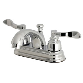 Kingston Brass 4 in. Centerset Bathroom Faucet, Polished Chrome FB2601NFL