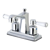 Kingston Brass 4 in. Centerset Bathroom Faucet, Polished Chrome FB4641DPL