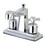 Kingston Brass FB4641ZX 4 in. Centerset Bathroom Faucet, Polished Chrome