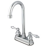 Kingston Brass Victorian 4-Inch Centerset Bar Faucet, Polished Chrome