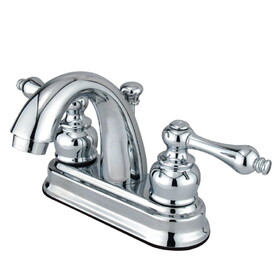 Kingston Brass 4 in. Centerset Bathroom Faucet, Polished Chrome FB5611AL