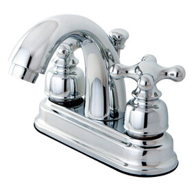 Kingston Brass 4 in. Centerset Bathroom Faucet, Polished Chrome FB5611AX