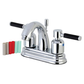 Kingston Brass 4 in. Centerset Bathroom Faucet, Polished Chrome FB5611DKL