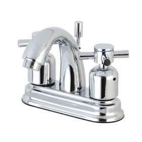 Kingston Brass 4 in. Centerset Bathroom Faucet, Polished Chrome FB5611DX