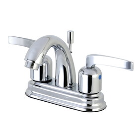 Kingston Brass 4 in. Centerset Bathroom Faucet, Polished Chrome FB5611EFL