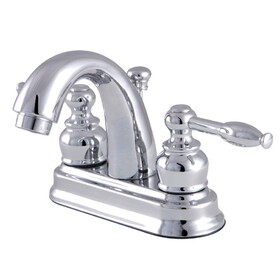 Kingston Brass 4 in. Centerset Bathroom Faucet, Polished Chrome FB5611KL