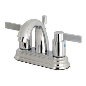 Kingston Brass 4 in. Centerset Bathroom Faucet, Polished Chrome FB5611NDL