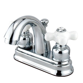 Kingston Brass 4 in. Centerset Bathroom Faucet, Polished Chrome FB5611PX