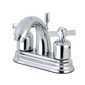 Kingston Brass 4 in. Centerset Bathroom Faucet, Polished Chrome FB5611ZX