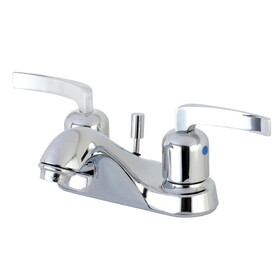 Kingston Brass 4 in. Centerset Bathroom Faucet, Polished Chrome FB5621EFL
