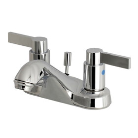 Kingston Brass 4 in. Centerset Bathroom Faucet, Polished Chrome FB5621NDL