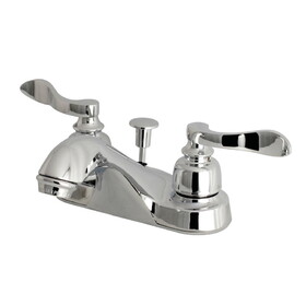 Kingston Brass 4 in. Centerset Bathroom Faucet, Polished Chrome FB5621NFL