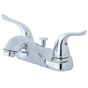 Kingston Brass 4 in. Centerset Bathroom Faucet, Polished Chrome FB5621YL