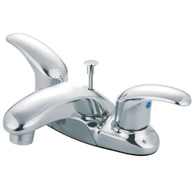 Kingston Brass 4 in. Centerset Bathroom Faucet, Polished Chrome FB6621LL