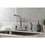 Kingston Brass FB751SVLSP Serena Centerset Kitchen Faucet with Plastic Sprayer, Polished Chrome