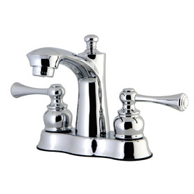 Kingston Brass 4 in. Centerset Bathroom Faucet, Polished Chrome FB7611BL
