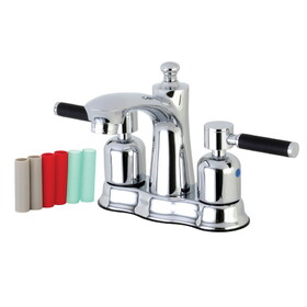 Kingston Brass 4 in. Centerset Bathroom Faucet, Polished Chrome FB7611DKL