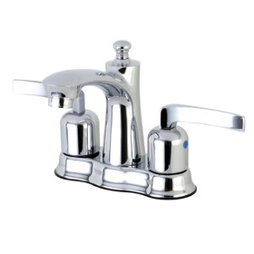 Kingston Brass 4 in. Centerset Bathroom Faucet, Polished Chrome FB7611EFL