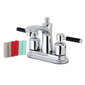 Kingston Brass 4 in. Centerset Bathroom Faucet, Polished Chrome FB7621DKL