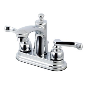 Kingston Brass 4 in. Centerset Bathroom Faucet, Polished Chrome FB7621FL