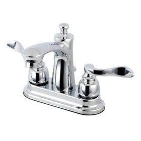 Kingston Brass 4 in. Centerset Bathroom Faucet, Polished Chrome FB7621NFL