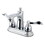 Kingston Brass FB7621NFL 4 in. Centerset Bathroom Faucet, Polished Chrome
