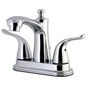 Kingston Brass 4 in. Centerset Bathroom Faucet, Polished Chrome FB7621YL