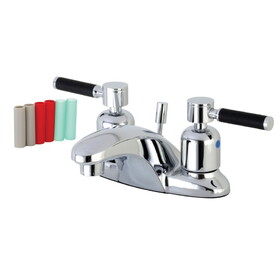 Kingston Brass 4 in. Centerset Bathroom Faucet, Polished Chrome FB8621DKL