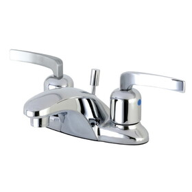 Kingston Brass 4 in. Centerset Bathroom Faucet, Polished Chrome FB8621EFL