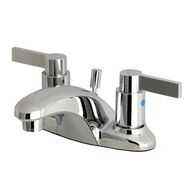 Kingston Brass 4 in. Centerset Bathroom Faucet, Polished Chrome FB8621NDL