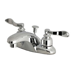 Kingston Brass 4 in. Centerset Bathroom Faucet, Polished Chrome FB8621NFL